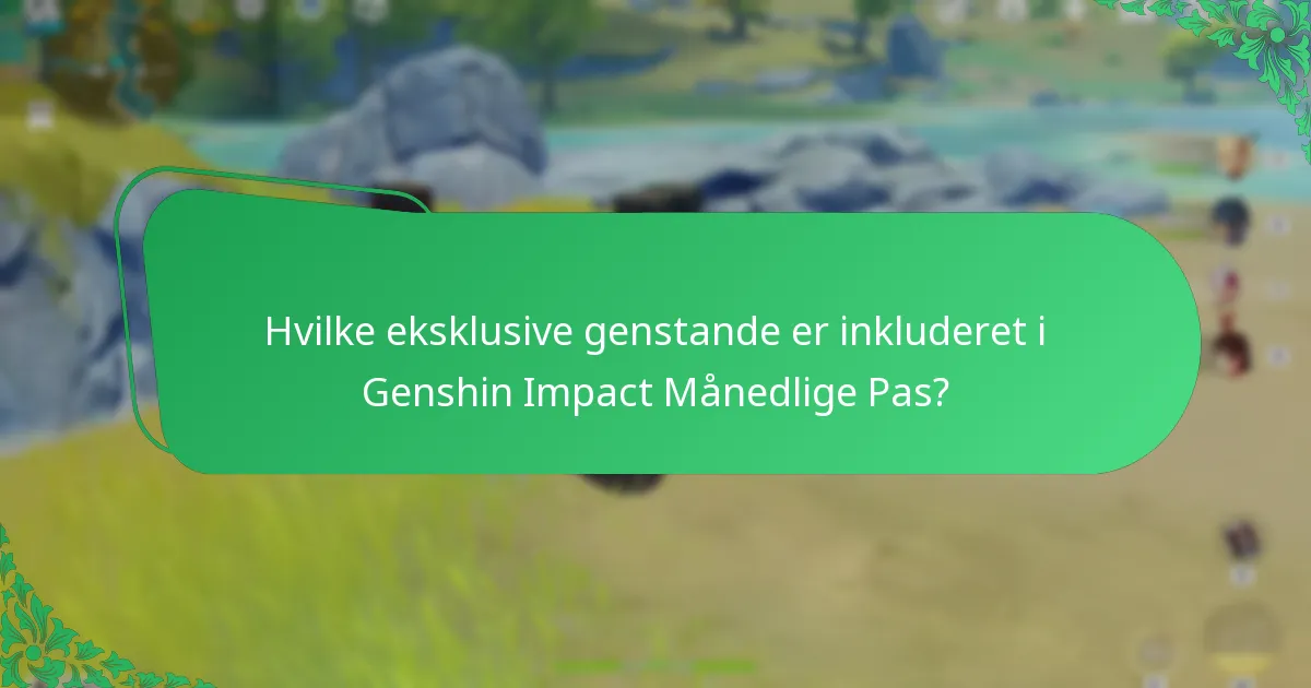 Hvilke karakterer kan låses op med Genshin Impact Månedlige Pas?