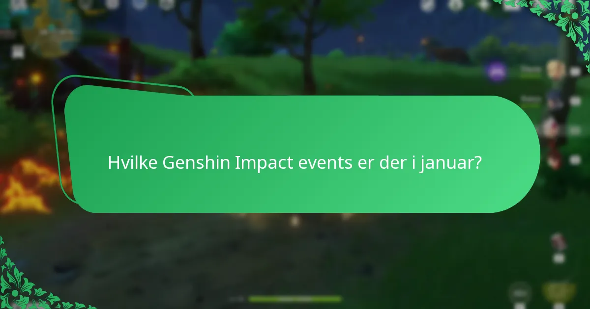 Hvilke Genshin Impact events er der i marts?