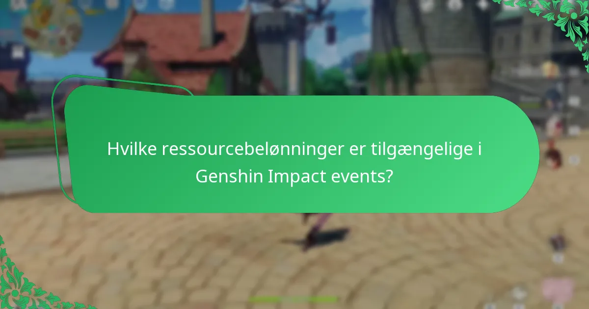 Hvornår finder Genshin Impact events typisk sted?
