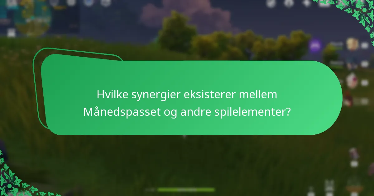 Hvad er den samlede indvirkning af Månedspasset på gameplay?