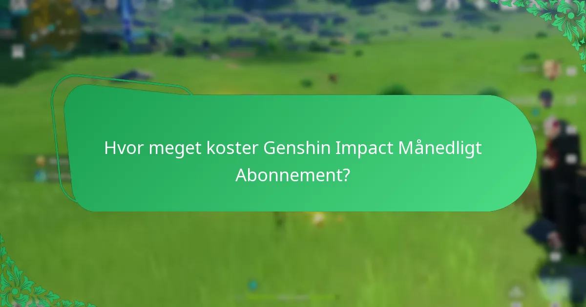 Hvad er de økonomiske konsekvenser af Månedligt Abonnement?