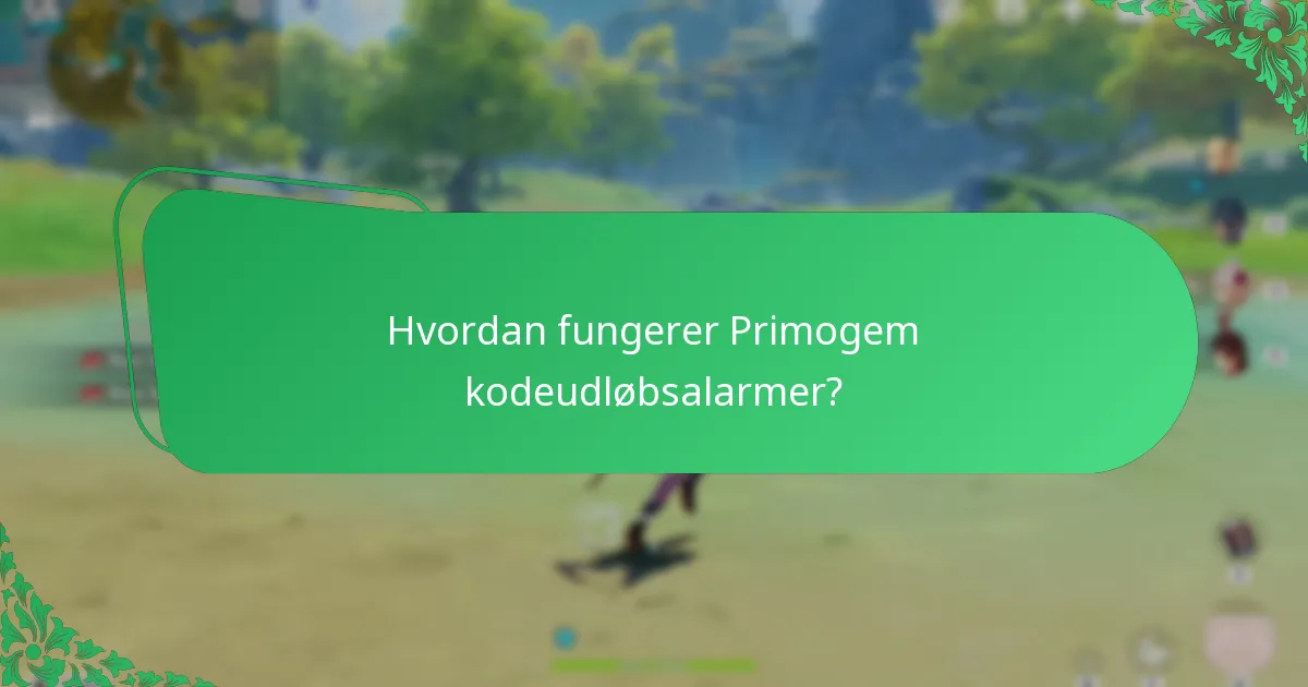 Hvordan kan jeg sætte påmindelser for at indløse Primogem koder?